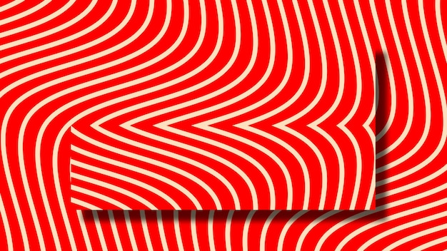Fondo de colores abstractos líneas de ilusión rojas abstractas fondo para diseño gráfico o conceptual