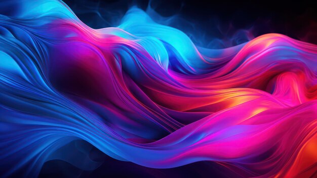 fondo de colores con forma abstracta que brilla intensamente en el papel tapiz de espectro ultravioleta