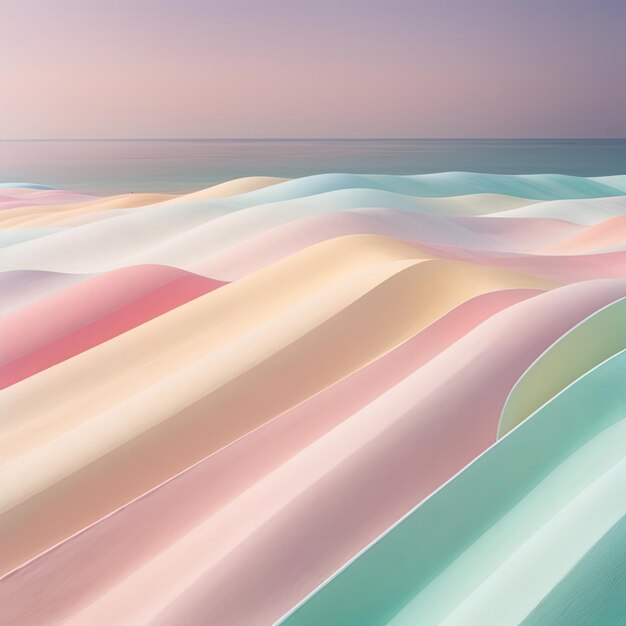Fondo de colores pastel calma minimalista