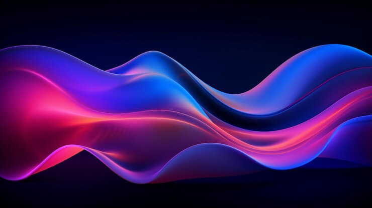fondo con colores rojo amarillo y azul rayos de luz líneas de velocidad AIgenerado