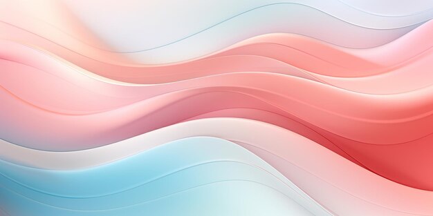 Fondo colorido abstracto con líneas suaves en colores rosa, azul y blanco.