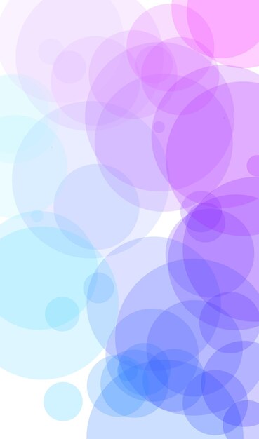 Foto un fondo colorido con círculos en azul y morado.