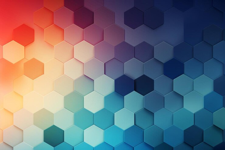 Foto un fondo colorido con un color azul brillante y naranja
