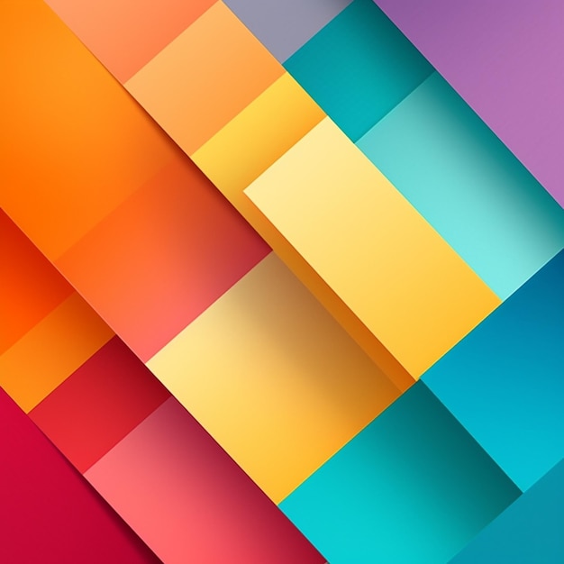Un fondo colorido con un cuadrado que dice arcoíris.