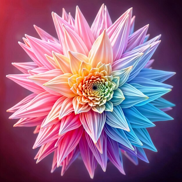 Un fondo colorido de diferentes formas en colores pastel