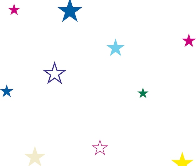 Fondo colorido estrella abstracta