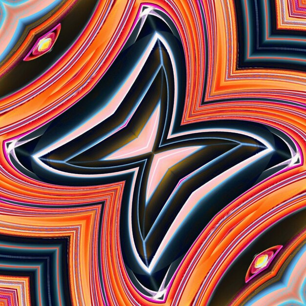 Un fondo colorido con una estrella en el centro y la palabra estrella en la parte inferior.