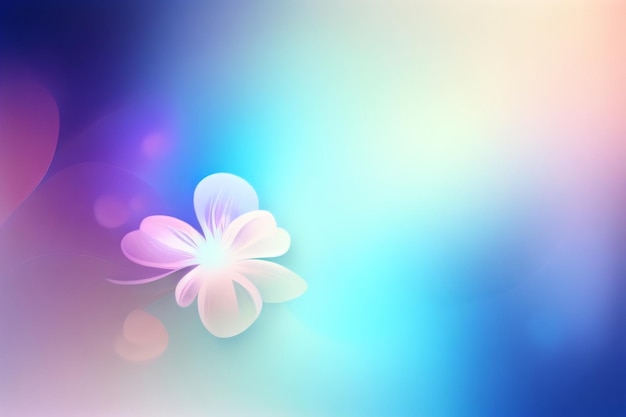 Foto un fondo colorido con una flor y las palabras amor.