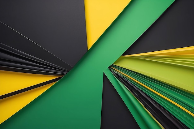 Un fondo colorido con un fondo amarillo y verde y un fondo negro y amarillo
