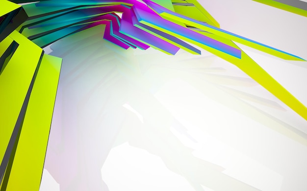 Un fondo colorido con un fondo blanco y un diseño azul y verde.