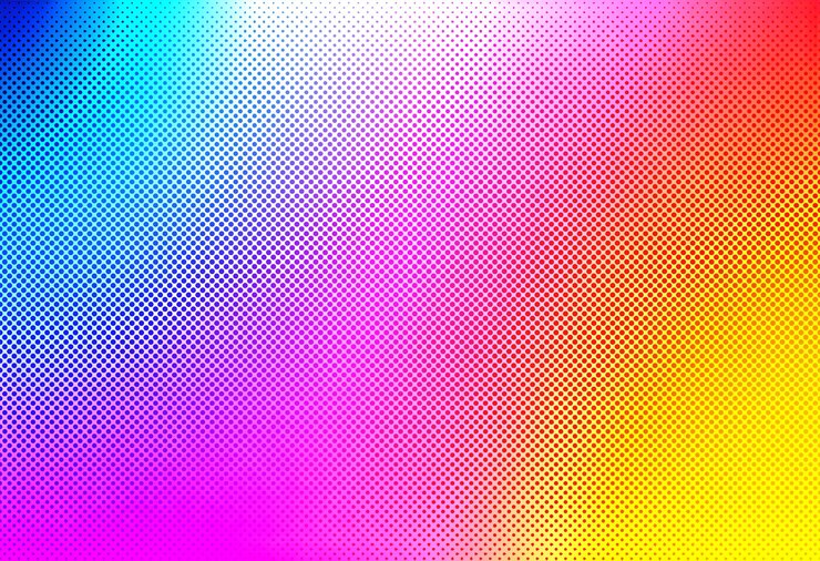 Foto un fondo colorido con un fondo de color arco iris