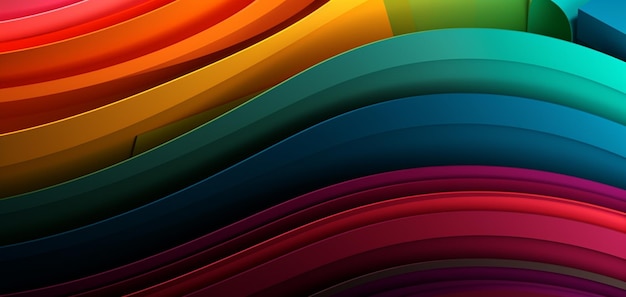 Un fondo colorido con un fondo de color arcoíris.