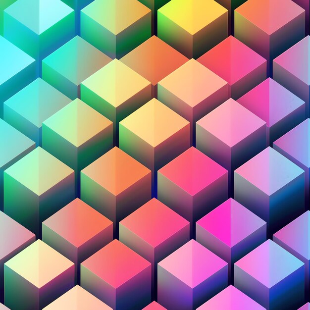 un fondo colorido con un fondo colorado con muchos cuadrados como los que están en la esquina inferior derecha