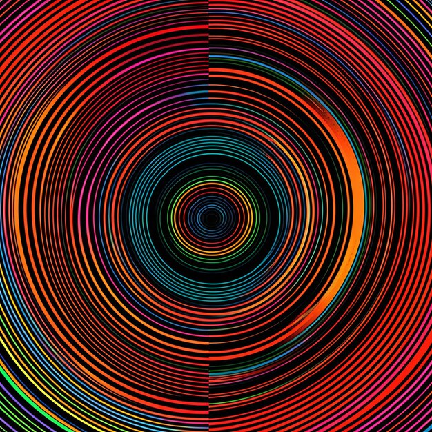 Fondo colorido con fondos abstractos de estilo de arte de líneas