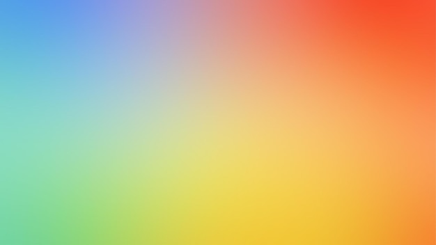 Un fondo colorido con gradientes que muestra tonos de arco iris con suaves transiciones