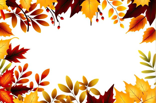 Fondo colorido de hojas de otoño diferentes