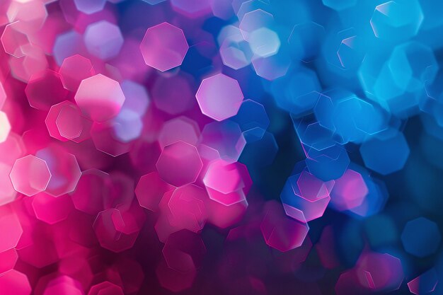 un fondo colorido con una imagen borrosa de un brillo rosa azul y púrpura