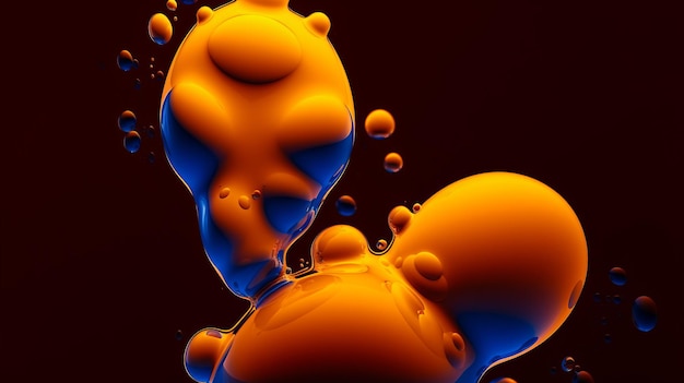 Foto fondo colorido de la lámpara de lava motley bubbles para un diseño elegante