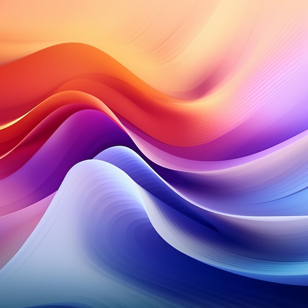 un fondo colorido con una ola colorida en el medio.