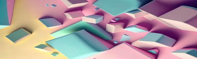 Fondo colorido de onda fluida abstracta en movimiento renderizado con textura de papel tapiz de tonos pastel IA generativa
