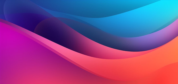 Un fondo colorido con ondas azules y rosas.