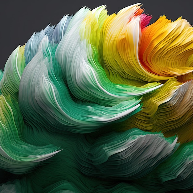 Fondo colorido con ondas Fondo multicolor abstracto