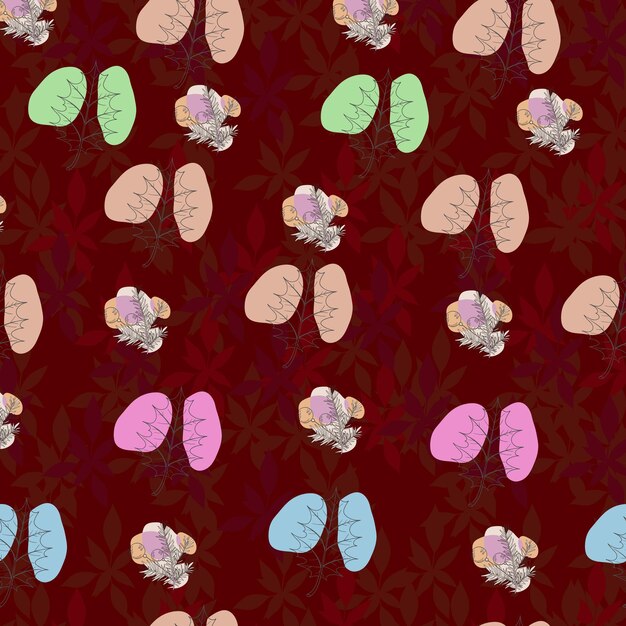 un fondo colorido con un par de zapatos con flores y una flor