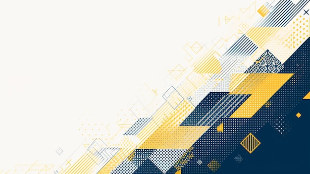 un fondo colorido con un patrón amarillo y azul