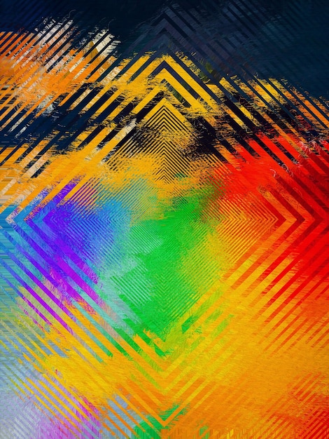 Un fondo colorido con un patrón de arco iris.