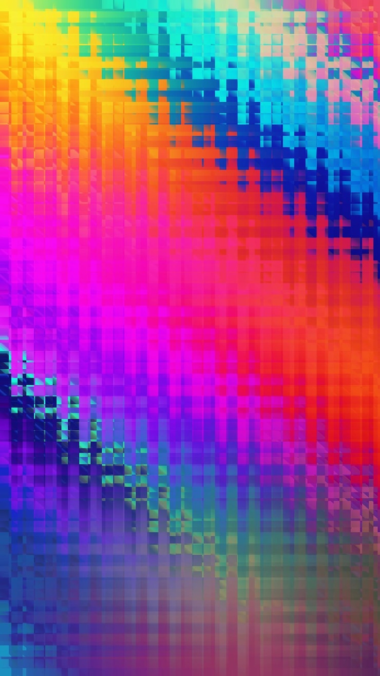 Foto un fondo colorido con un patrón de arco iris.
