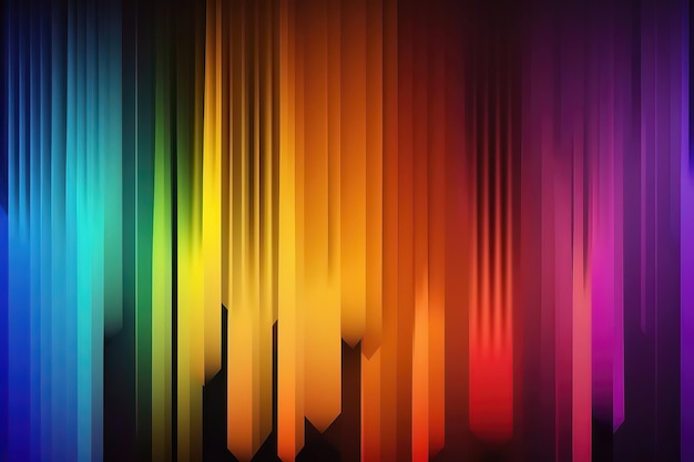 Un fondo colorido con un patrón de arco iris.