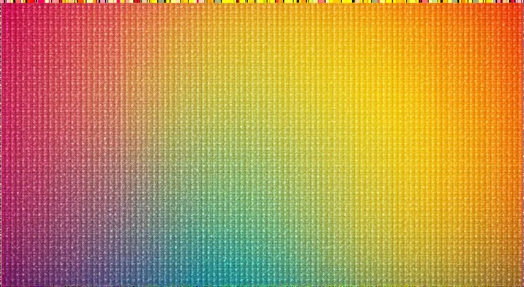 Foto un fondo colorido con un patrón de colores arco iris