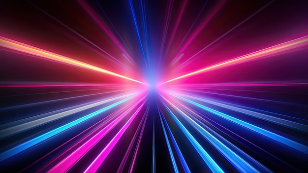 Un fondo colorido con un patrón de luz multicolor.