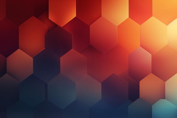 Foto un fondo colorido con un patrón rojo y azul