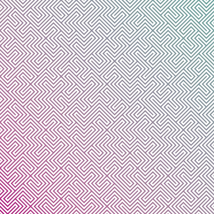 Foto un fondo colorido con patrones geométricos como zigzag