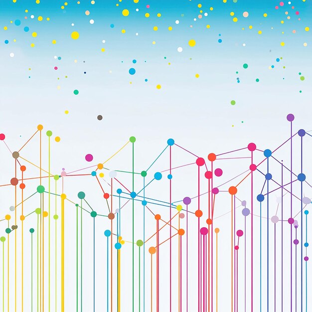 Fondo colorido con patrones y texturas geométricas