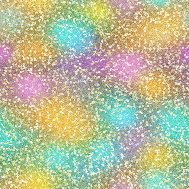 un fondo colorido con purpurina y purpurina.