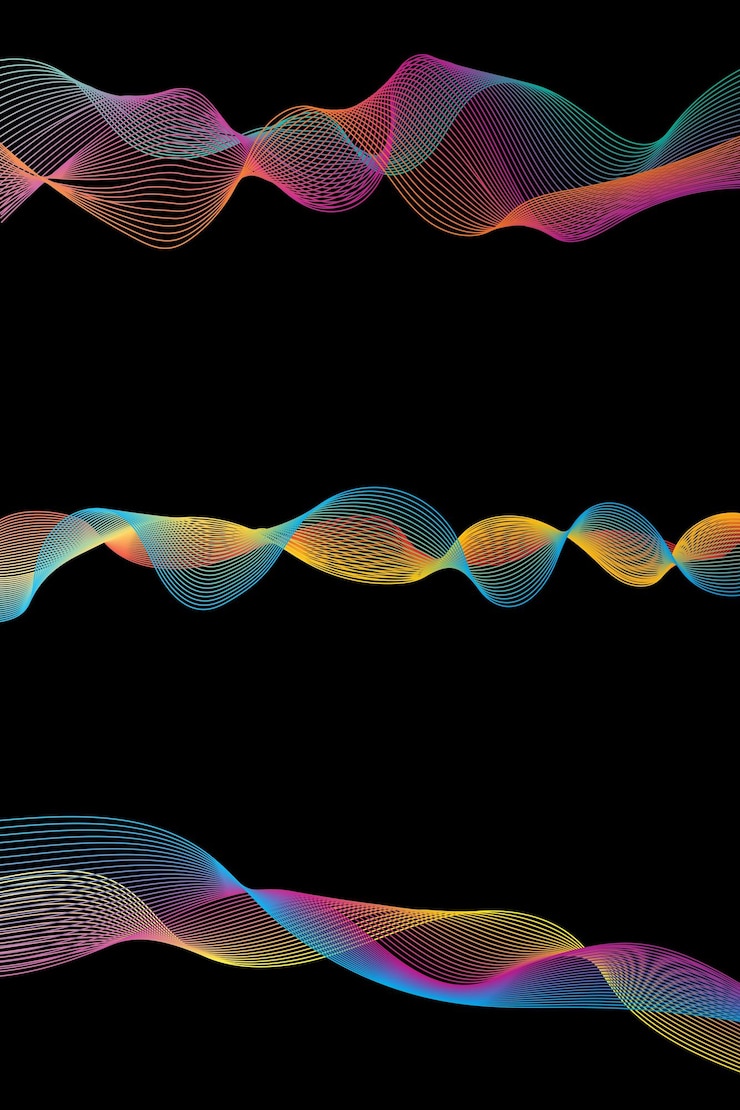 Foto el fondo colorido de la tela fluida suave y suave
