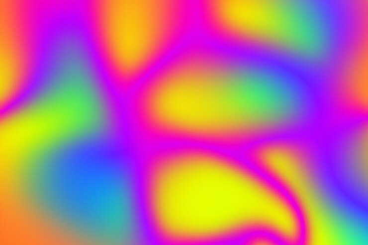 un fondo colorido de un vidrio de color arco iris