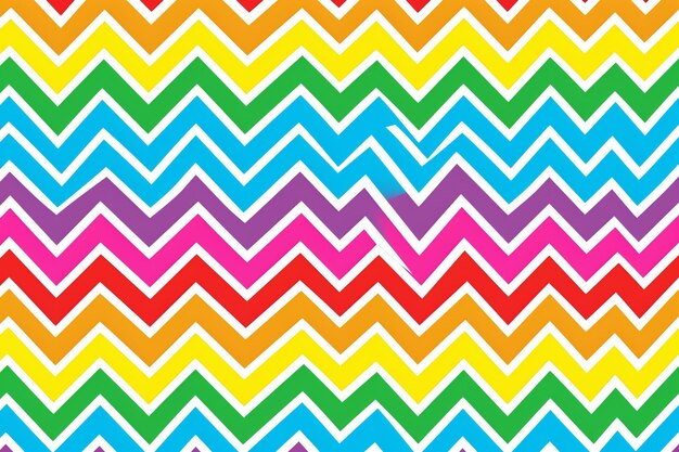 Fondo colorido de zig zag