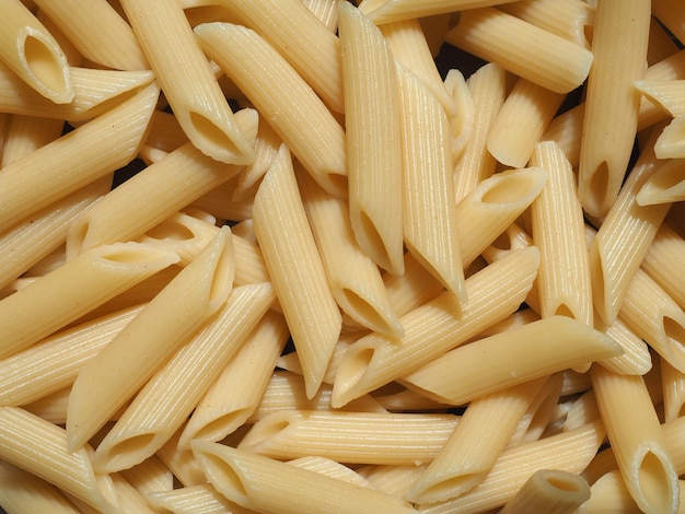 Fondo de comida de pasta penne