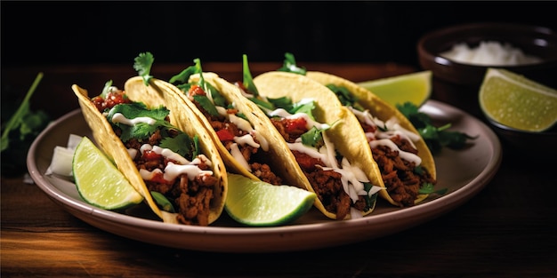 fondo de comida de tacos de carne