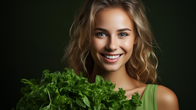 fondo de comida verde