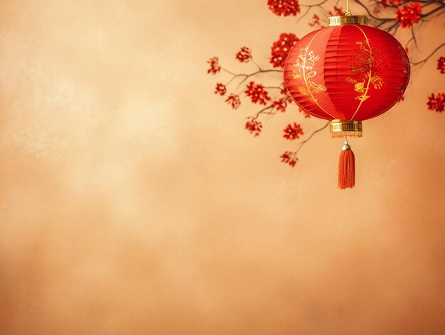 Foto fondo del concepto del año nuevo chino con espacio para copiar el texto