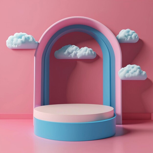 fondo de concepto de barbie rosa