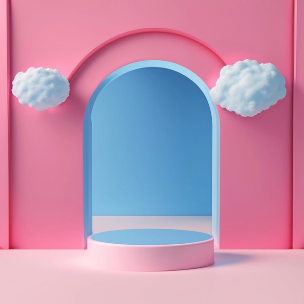 fondo de concepto de barbie rosa