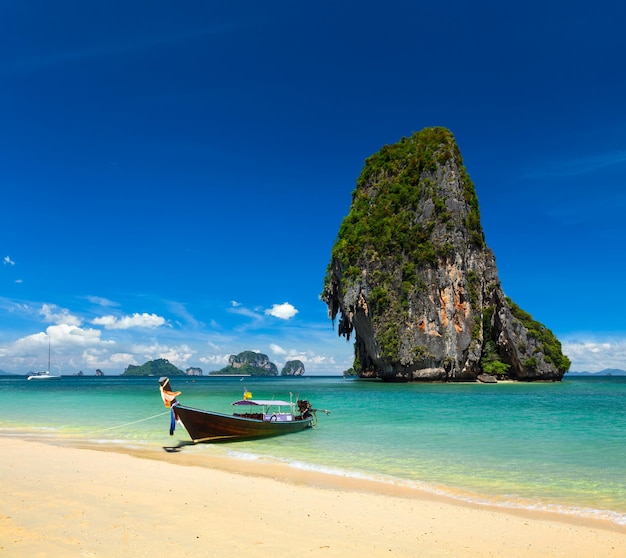 Fondo de concepto de vacaciones tropicales de Tailandia