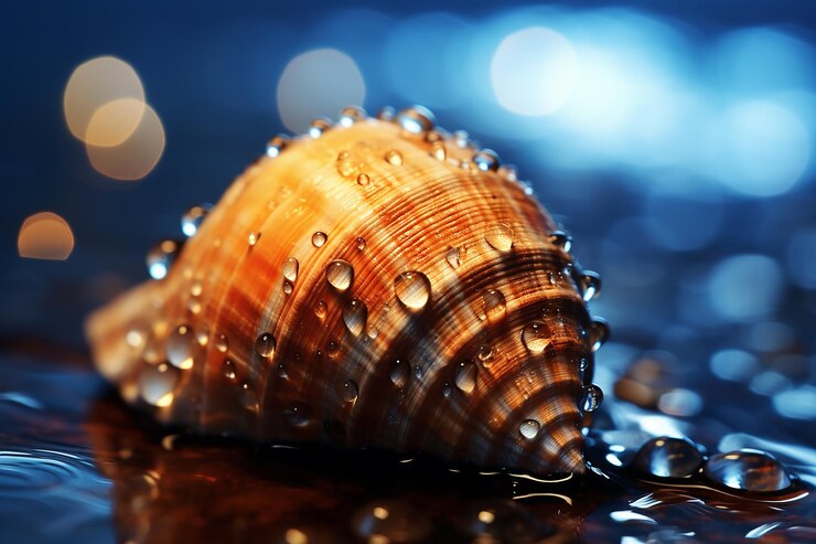 Foto fondo de las conchas marinas