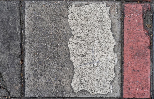 Foto fondo concreto sucio de la textura del piso del bloque del sendero