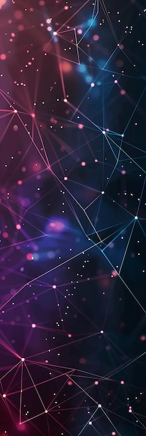 Fondo de conexión de red gradiente